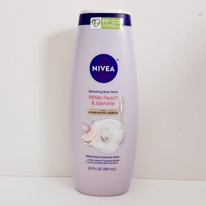 🔮3/$15 Nivea Refreshing Body Wash with Nourishing Serum White Peach & Jasmine